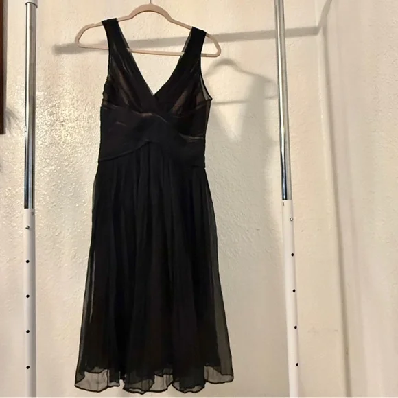 black mini dress drop waist Nora Black Velvet Drop Waist Corset Puffy Mini Dress with Lace Trim  (Archive Sale) main image 0